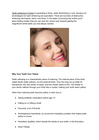 What is Teeth Whitening _
