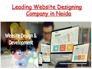 Website Designing Company in Noida
