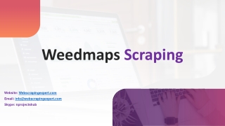 Weedmaps Scraping