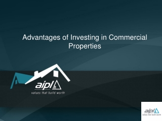 Advantages of Investing in Commercial Properties