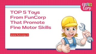 TOP 5 Toys From FunCorp That Promote Fine Motor Skills