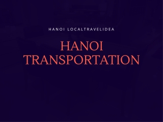 HANOI TRANSPORTATION SERVICES