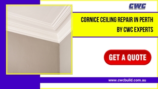 Cornice Ceiling Repair in Perth