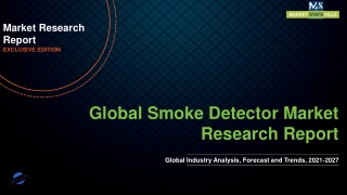 Smoke Detector Market Business Operation Data Analysis by 2027