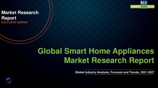 Smart Home Appliances Market worth USD 79.47 billion by 2027