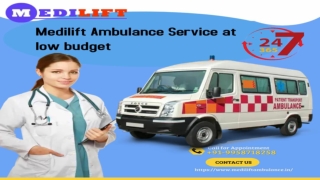 Medilift Ambulance Services in Kankarbagh and Rajendra Nagar, Patna- Transferring Patients