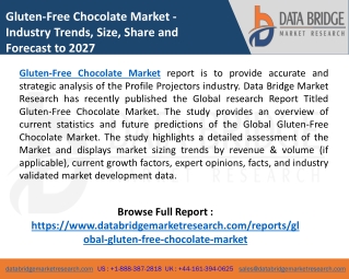 Gluten-Free Chocolate Market Application, Growth Strategy , Manufacturers, Trend