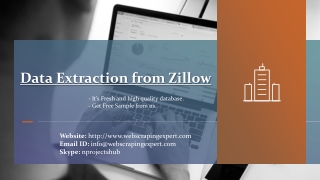 Data Extraction from Zillow