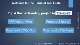 Luxurious & Most Trending Projects in Kharadi Pune-PPT