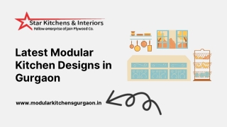 Latest Modular Kitchen Designs in Gurgaon