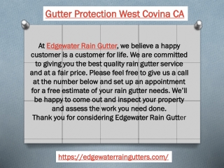 Gutter Protection West Covina CA