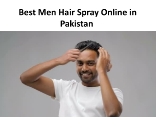 Best Men Hair Spray Online in Pakistan