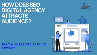 How does SEO digital agency attracts audience
