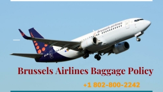 Brussels Airlines Baggage Policy