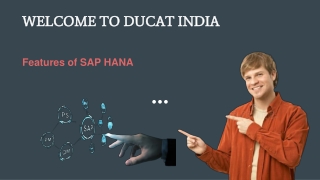 Features of SAP HANA