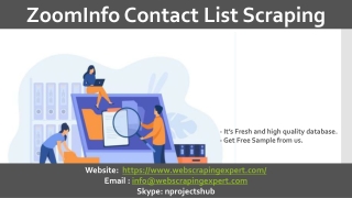 ZoomInfo Contact List Scraping