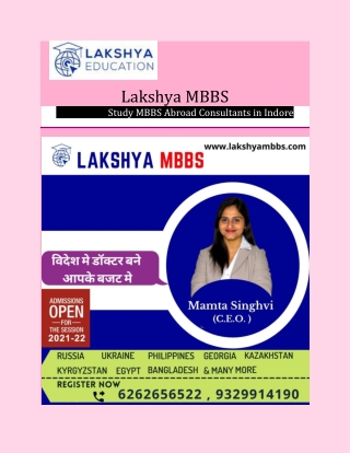 Study MBBS Abroad Consultants in Indore