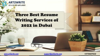 Three Best Resume Writing Services of 2022 in Dubai