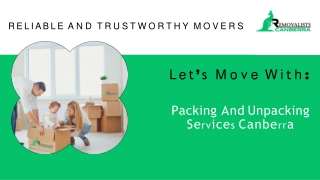 Packing Unpacking Service Canberra