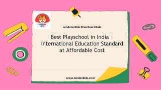 Best Playschool Franchise in Howrah, India  - Top Playschool Franchise in India