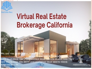 Virtual Real Estate Brokerage California