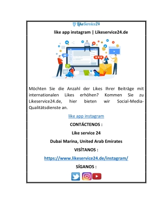like app instagram | Likeservice24.de