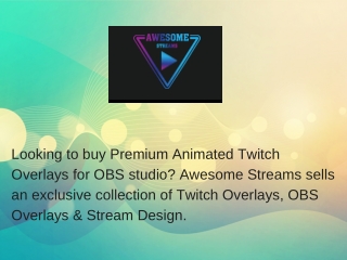 Animated Stream Intermission Banner Set