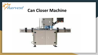 Can Closer Machine