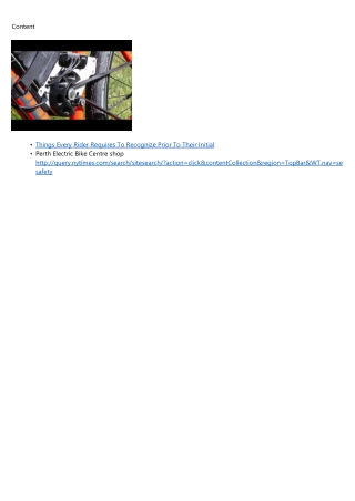 E Bike Purchasers Overview