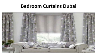 BED ROOM CURTAINS DUBAI