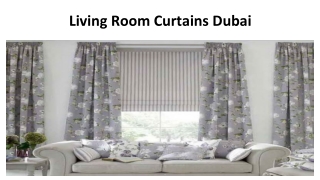 LIVING ROOM CURTAINS DUBAI