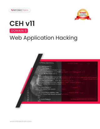 Domain 5 of the CEH: Web Application Hacking