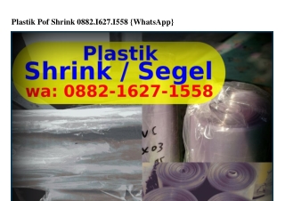 Plastik Pof Shrink