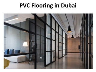 PVC Flooring in Dubai