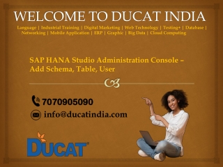 SAP HANA Studio Administration Console