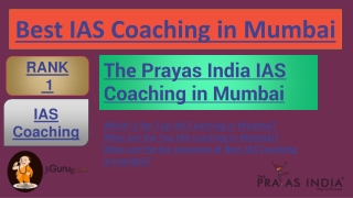 Best IAS Coaching in Mumbai