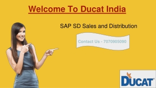 SAP SD Sales and Distribution