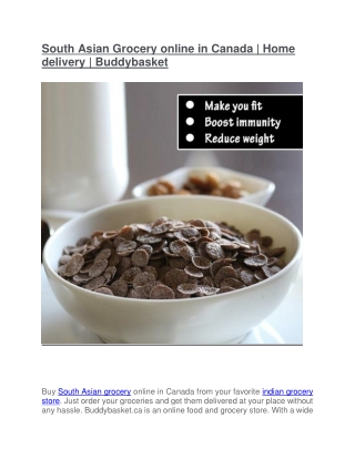 South Asian Grocery online in Canada - Buddybasket
