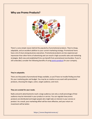 The Benefits Of Using Promo Products In Business