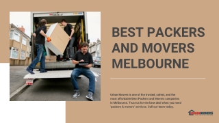Best Packers And Movers Melbourne | Urban Movers