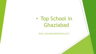 Top School in Ghaziabad