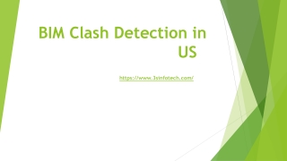 BIM Clash Detection in US