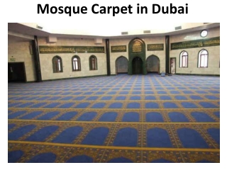 Mosque Carpet in Dubai