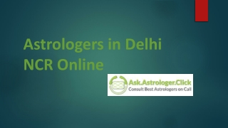 Astrologers in Delhi PDF