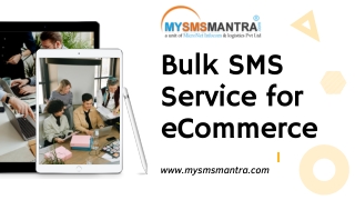 Bulk SMS Service for eCommerce