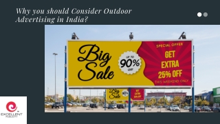 Why you should Consider Outdoor Advertising in India