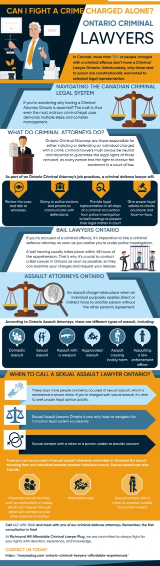 Criminal Lawyers Ontario Are Need In Court