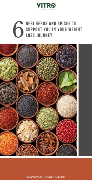 6 Desi Herbs and Spices to Support You In Your Weight Loss Journey