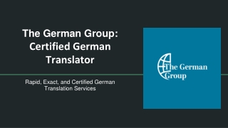 The German Group_ Certified German Translator