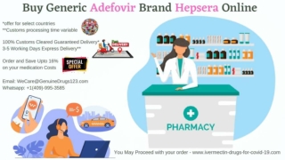 How Much Is Adefovir Cost